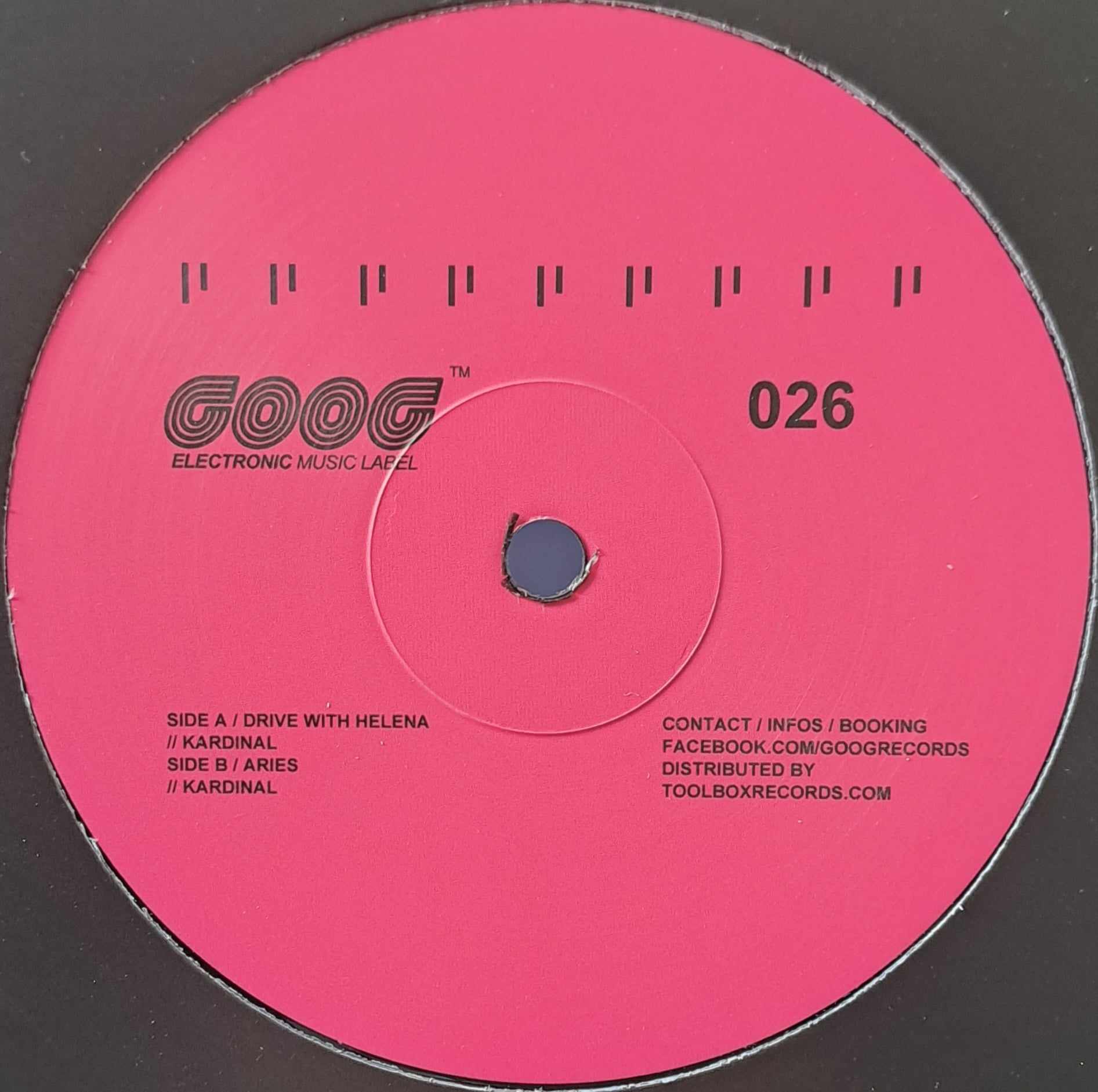 GOOG Records ‎26 (dernières copies en stock) - vinyle electro
